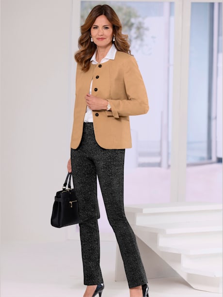 Blazer coupe courte tendance