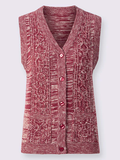 Gilet en tricot avec coton