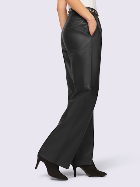 Pantalon en cuir 100% cuir agneau nappa