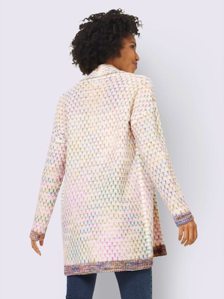 Manteau en tricot coloris tendance