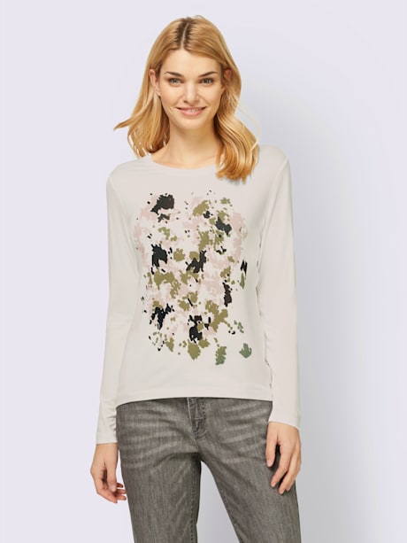 T-shirt plus long au dos
