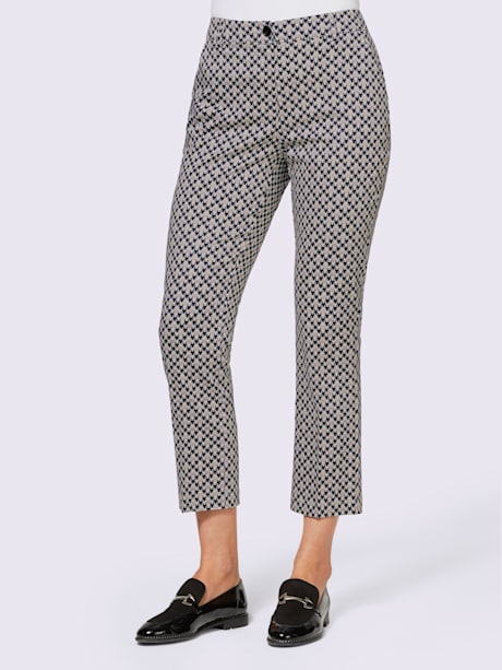 Pantalon imprimé qualité tissée