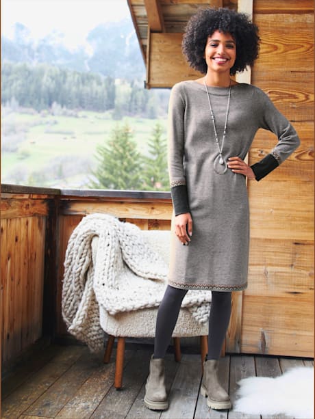 Robe en tricot 50% viscose