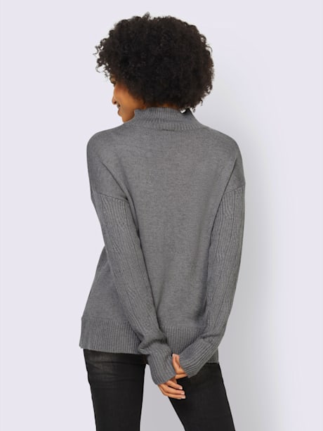 Pull col montant 20% cachemire