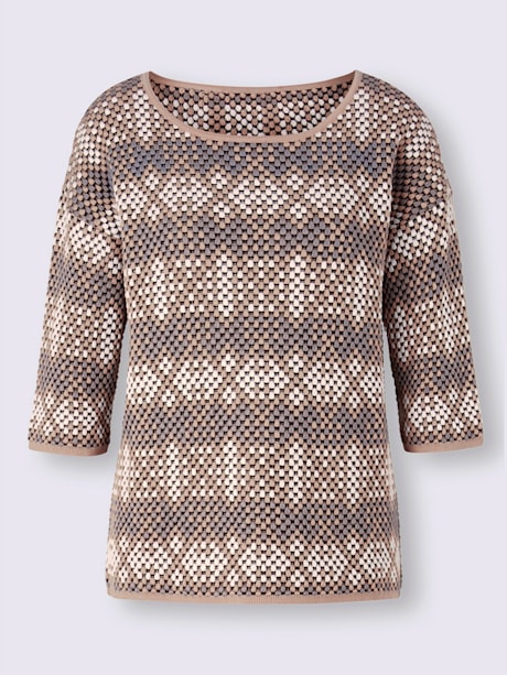 Pull jolie structure tricot