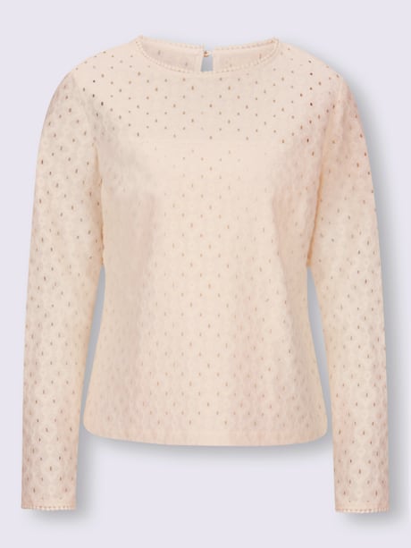 Chemisier broderie ajourée