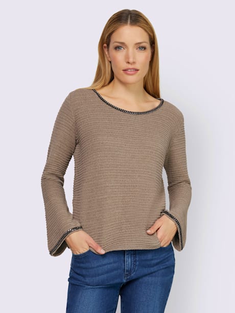 Pull maille chenille douce
