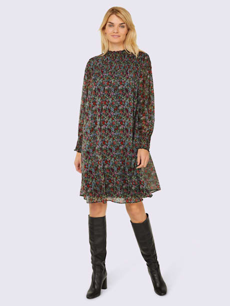 Robe imprimée avec motif floral tendance