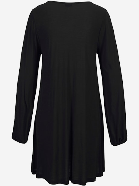 T-shirt long encolure ronde