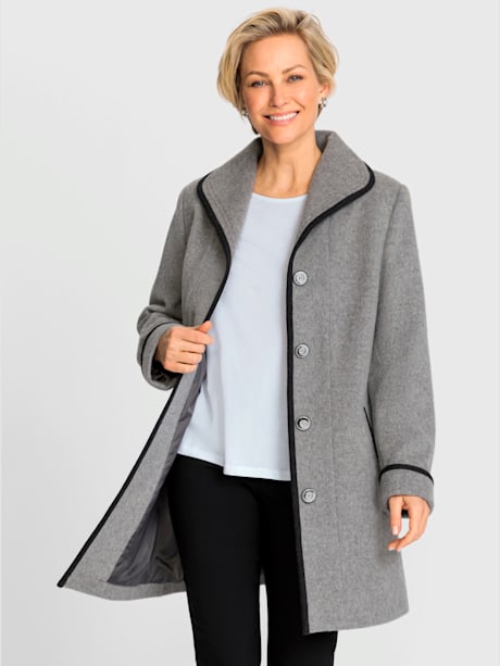 Veste en laine 70% laine, 15% alpaga