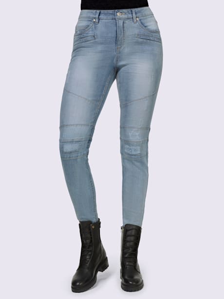 Jean effet froissé tendance