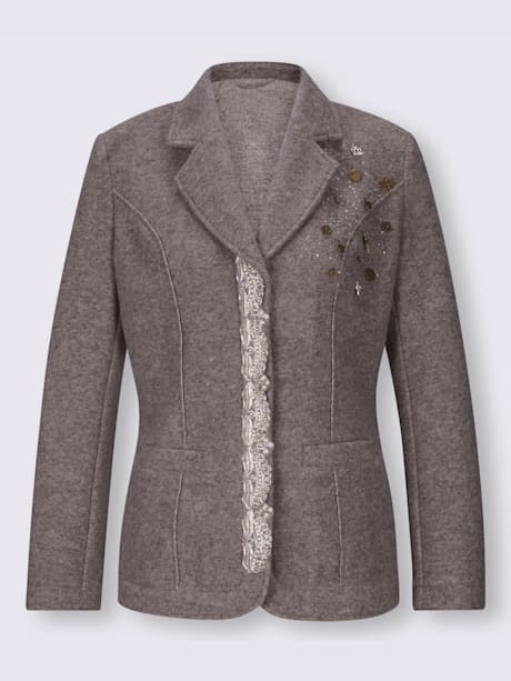 Blazer superbe qualité laine foulée