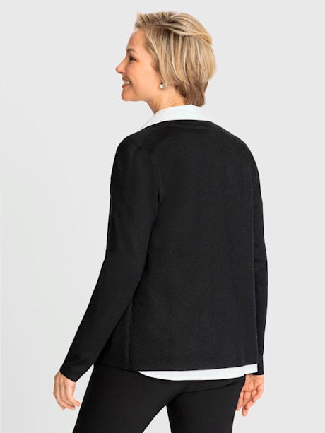 Veste en tricot réversible : superbe des 2 côtés