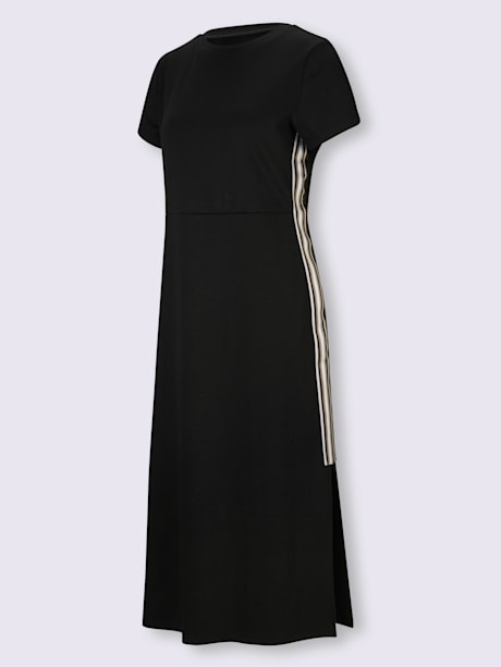 Robe en jersey à encolure ronde