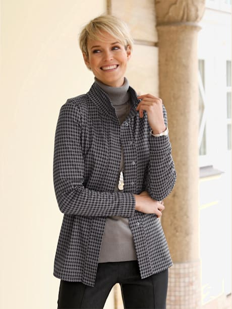 Chemisier en jersey jacquard de qualité