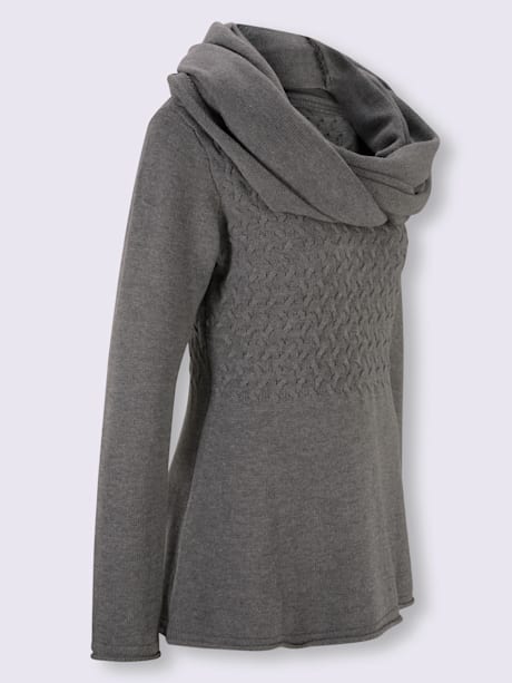 Ensemble 2 pièces en tricot écharpe tube