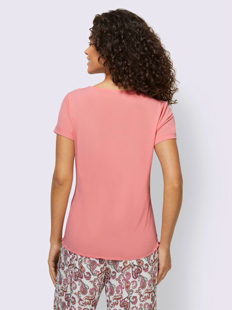 T-shirt fronces latérales raffinées