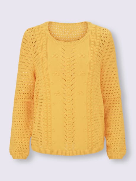 Pull tricot ajouré
