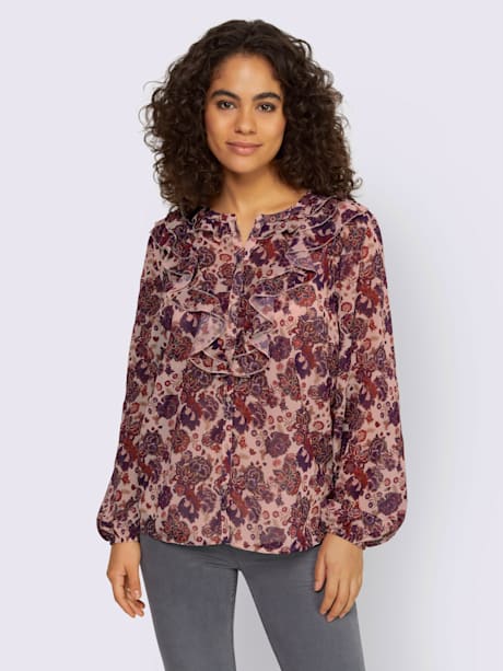 Chemisier imprimé floral
