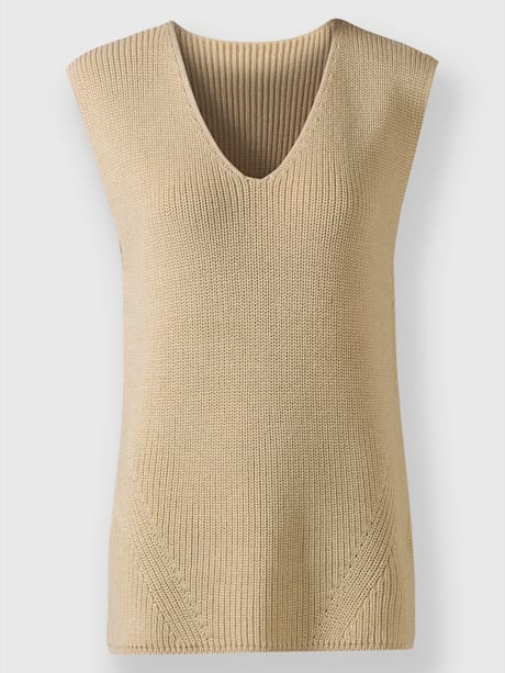 Débardeur en tricot 50% coton