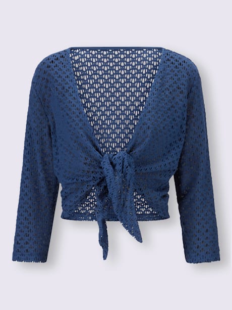 Veste légère à nouer devant