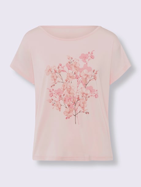 T-shirt imprimé floral devant