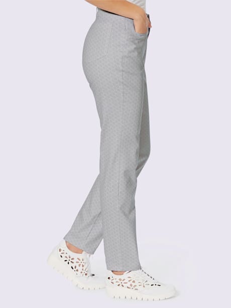 Pantalon imprimé motif minimaliste tendance