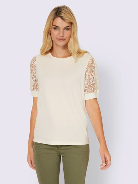T-shirt manches courtes avec superbe motif dévoré