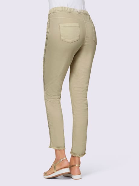Pantalon légère qualité froissée tendance