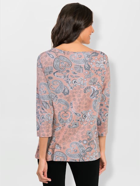 T-shirt imprimé viscose