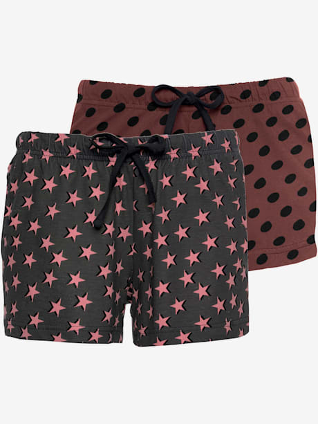Lot de 2 pyjamas courts avec motif étoile