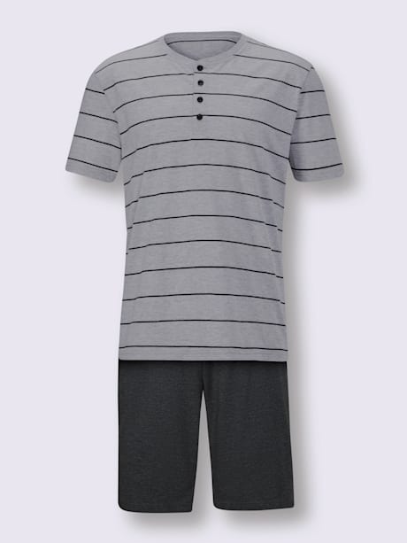 Pyjama court jersey fin