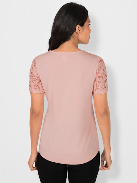 T-shirt à manches courtes mélange de modal doux