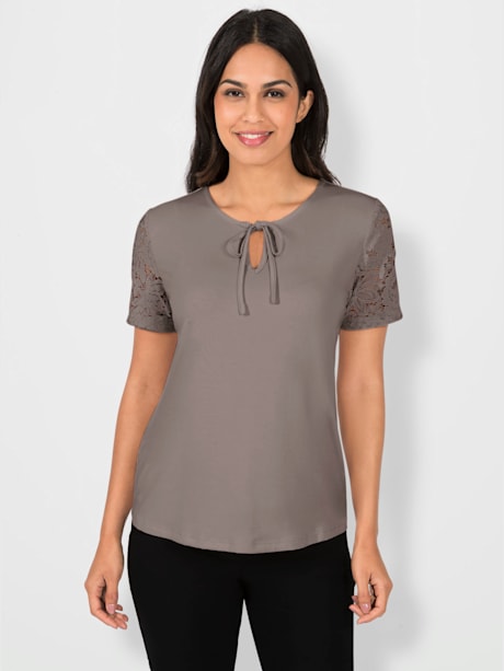 T-shirt à manches courtes mélange de modal doux