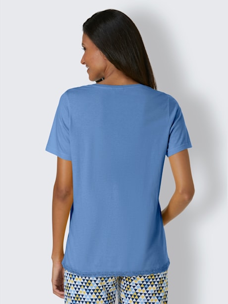 Pyjama-t-shirt jersey fin