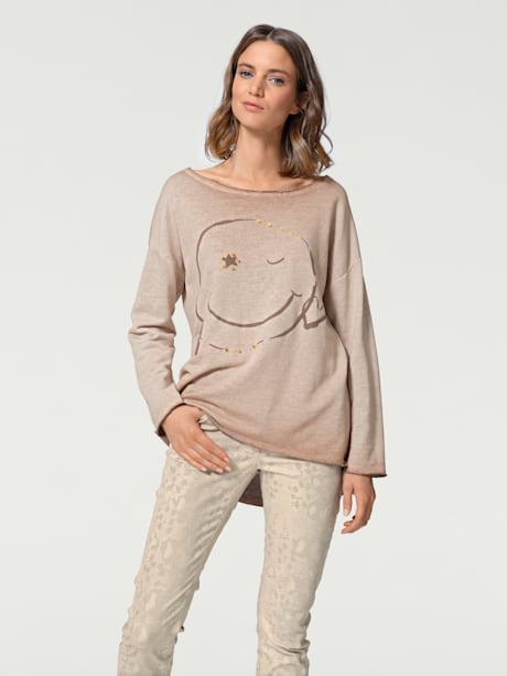 Sweat-shirt look sportif décontracté