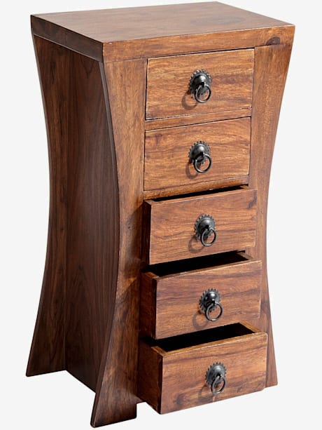 Commode aspect vieilli, traces d'utilisation décoratives