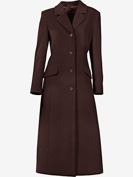 Manteau blazer coupe longue classique