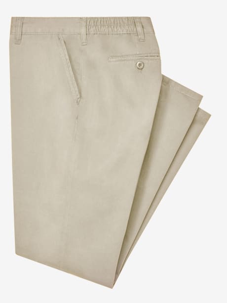 Pantalon ceinture élastique latérale