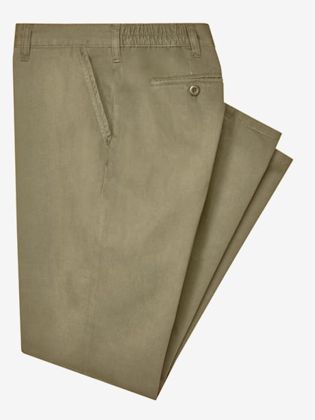 Pantalon ceinture élastique latérale