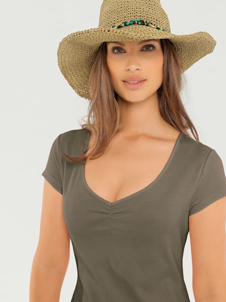 Robe légère basique sobre en qualité estivale