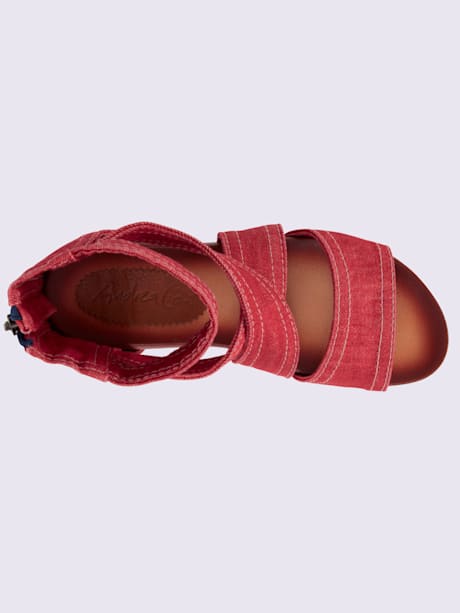 Sandales matière textile robuste