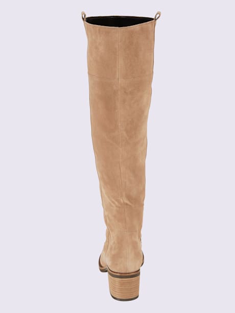Bottes superbe cuir velours de veau