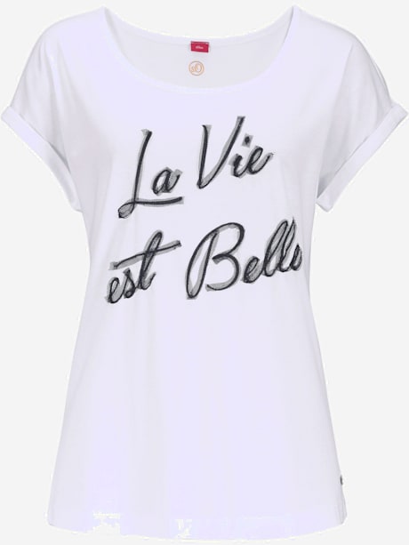 Pyjama inscription imprimée avec application