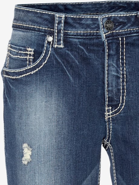 Corsaire en jean coupe skinny