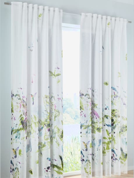Store décoratif, motif colibri