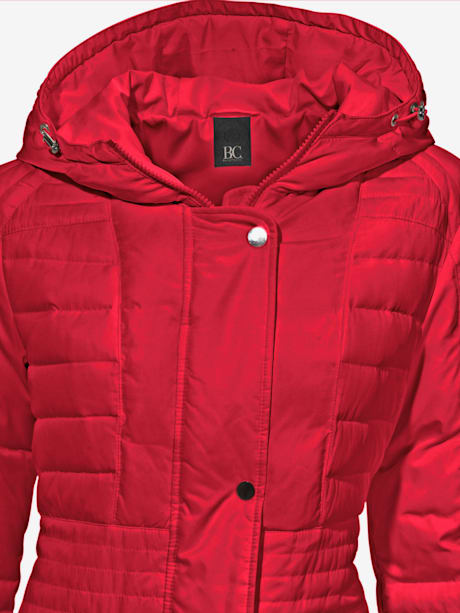 Manteau en duvet pour l'extérieur, en cas de vent et d'intempéries, silhouette féminine