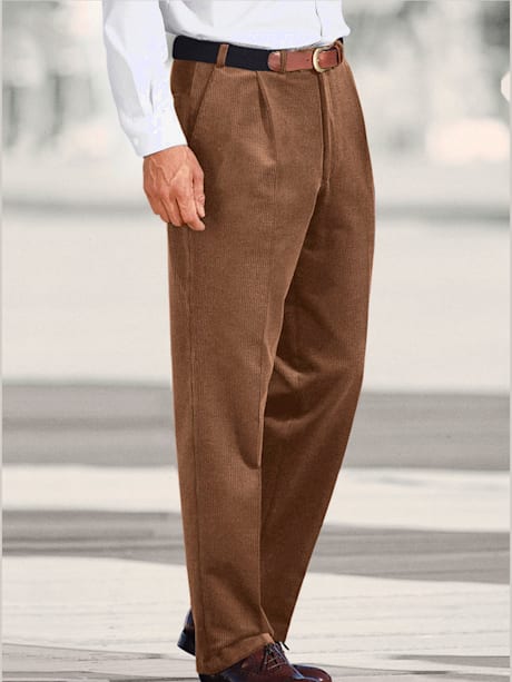Pantalon homme en velours côtelé