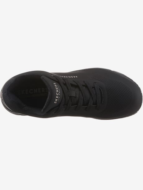 Sneakers compensées trotteurs unis tendance, semelle à coussin d'air