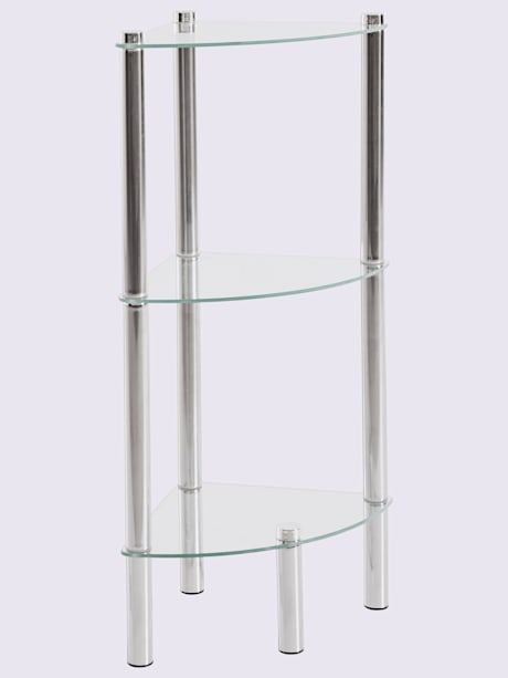 Étagère d'angle acier